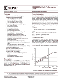 datasheet for XC95288XV-5CS280C by 