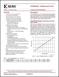 datasheet for XCR3032XL-7PC44I by 