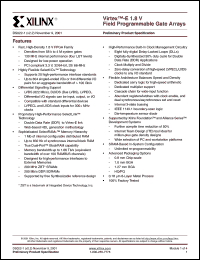 datasheet for XCV2000E-8BG560C by 