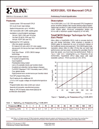 datasheet for XCR3128XL-10CS144C by 