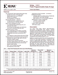 datasheet for XCV600-6FG680C by 