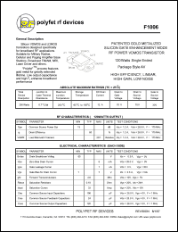 datasheet for F1006 by 