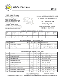 datasheet for SR746 by 