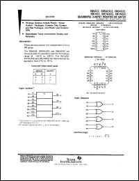 datasheet for SN5432J by Texas Instruments