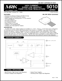 datasheet for MSK5010-12TD by 