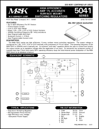 datasheet for MSK5041-2.5 by 