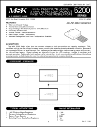 datasheet for MSK5209TS by 