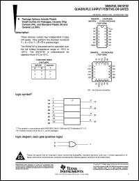 datasheet for SN54F32J by Texas Instruments