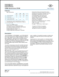 datasheet for NT5SV32M8AT-7K by 