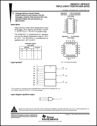 datasheet for JM38510/65102BCA by Texas Instruments
