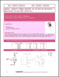 datasheet for JANTXV2N6798 by 