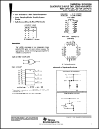 datasheet for SN54LS266J by Texas Instruments