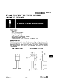 datasheet for OM4003ST by 