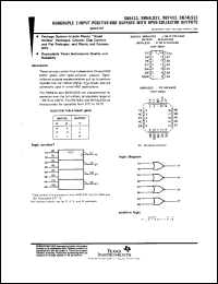 datasheet for SN54LS33J by Texas Instruments
