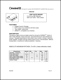 datasheet for OM9403SD by 