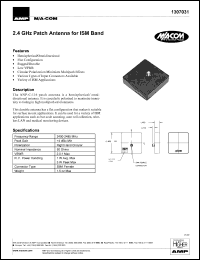 datasheet for ANP-C-116 by M/A-COM - manufacturer of RF