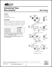 datasheet for 2041-6201-00 by M/A-COM - manufacturer of RF