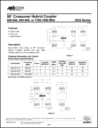 datasheet for 3032-6017-00 by M/A-COM - manufacturer of RF