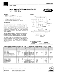 datasheet for AM42-0039 by M/A-COM - manufacturer of RF