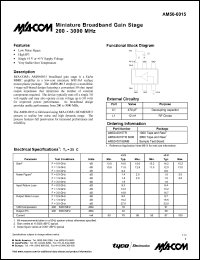 datasheet for AM50-0015SMB by M/A-COM - manufacturer of RF