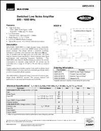 datasheet for AM55-0016TR by M/A-COM - manufacturer of RF