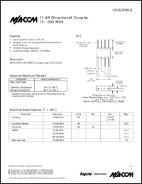 datasheet for CH35-0009-S by M/A-COM - manufacturer of RF