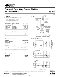 datasheet for DS-324 by M/A-COM - manufacturer of RF