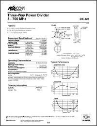 datasheet for DS-328 by M/A-COM - manufacturer of RF