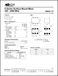 datasheet for EMRS-11F by M/A-COM - manufacturer of RF