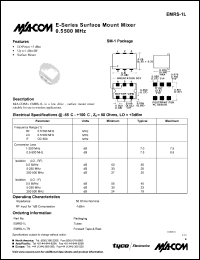datasheet for EMRS-1LTR by M/A-COM - manufacturer of RF