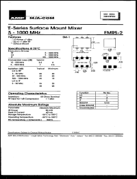 datasheet for EMRS-2 by M/A-COM - manufacturer of RF