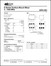 datasheet for EMRS-5MHTR by M/A-COM - manufacturer of RF