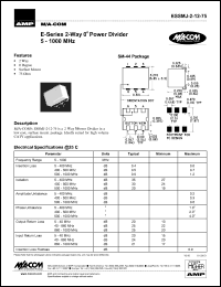 datasheet for ESSMJ-2-12-75 by M/A-COM - manufacturer of RF