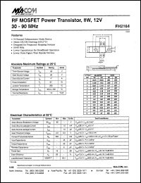 datasheet for FH2114 by M/A-COM - manufacturer of RF