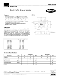 datasheet for FR42-0001 by M/A-COM - manufacturer of RF