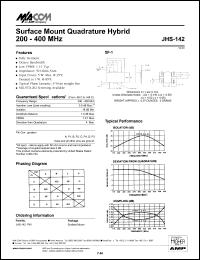 datasheet for JHS-142 by M/A-COM - manufacturer of RF