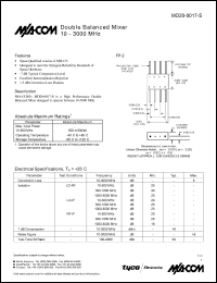datasheet for MD20-0017-S by M/A-COM - manufacturer of RF