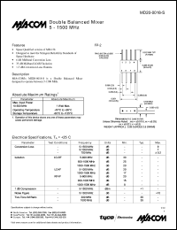 datasheet for MD20-0018-S by M/A-COM - manufacturer of RF