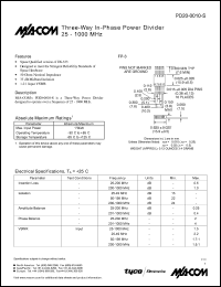 datasheet for PD20-0010-S by M/A-COM - manufacturer of RF