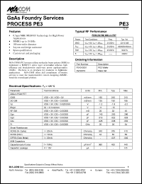 datasheet for FE43-0001 by M/A-COM - manufacturer of RF