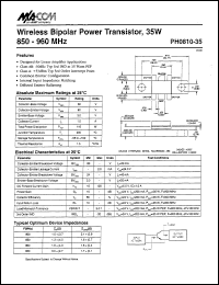datasheet for PH0810-35 by M/A-COM - manufacturer of RF