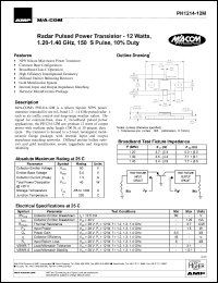 datasheet for PH1214-12M by M/A-COM - manufacturer of RF