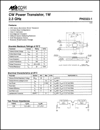 datasheet for PH2323-1 by M/A-COM - manufacturer of RF