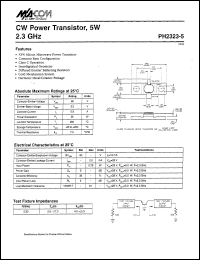 datasheet for PH2323-5 by M/A-COM - manufacturer of RF