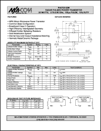 datasheet for PH2729-25M by M/A-COM - manufacturer of RF