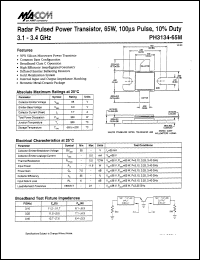 datasheet for PH3134-65M by M/A-COM - manufacturer of RF