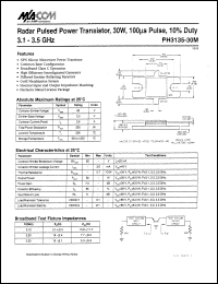 datasheet for PH3135-30M by M/A-COM - manufacturer of RF