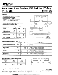 datasheet for PH3135-90S by M/A-COM - manufacturer of RF