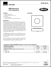 datasheet for MA4M2002 by M/A-COM - manufacturer of RF