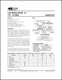datasheet for MAAM12021 by M/A-COM - manufacturer of RF